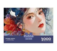 Discord_sinoshow_24085_a_Beautiful_Woman_in_an_Oil_Painting_with_colorf_a12d4872-9c9c-455e-97f6-58ef21cb3d9e_1 1000 Piezas Jigsaw Puzzle Difícil, Desafiante, Casi Imposible Rompecabezas, Regalo De Na