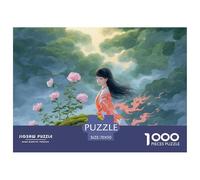 Discord_sinoshow_24085_a_Girl_with_Black_Hair_Dark_Background_Smoke_eff_43841ebb-4c5d-4c68-9da6-7b17dba5b573_3 1000 Piezas Rompecabezas Difícil, Desafiante, Casi Imposible Rompecabezas, Regalo De Nav