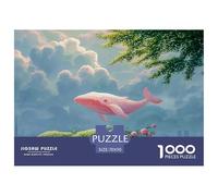 Discord_sinoshow_24085_a_Pink_Whale_soars_Through_The_Sky_Above_los_ang_7627ea6b-3840-4705-abda-e21ddfa26b19_1 1000 Piezas Rompecabezas Estimulante Y Educativo Rompecabezas, Imá