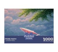 Discord_sinoshow_24085_a_Pink_Whale_soars_Through_The_Sky_Above_los_ang_7627ea6b-3840-4705-abda-e21ddfa26b19_4 1000 Piezas Rompecabezas Estimulante Y Educativo Rompecabezas, Imá