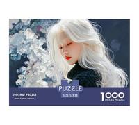 Discord_sinoshow_24085_Beautiful_Albino_Woman_with_Long_White_Hair_Wear_e1403556-9b23-4de8-a107-c88ec2b0bc0b_3 1000 Piezas Jigsaw Puzzle Estimulante Y Educativo Juego De Rompecabezas, Juguetes Educat