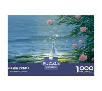 Discord_sinoshow_24085_Elsa_Standing_in_The_Middle_of_an_Ocean_Wearing__10a1c29d-12a1-4333-8ec4-f715c85496b8_3 1000 Piezas Rompecabezas Estimulante Y Educativo Juego De Rompecabezas, Juego Familiar A