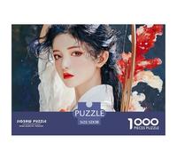 Discord_sinoshow_24085_The_Anime-Inspired_Beauty_with_Long_Black_Hair_d_0133d8d6-ae3a-420b-8560-26aa4ee45604_4 1000 Piezas Jigsaw Puzzle Difícil, Desafiante, Casi Imposible Rompecabezas, Juguetes Edu