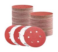 Discos Abrasivos 150mm, 6 Orificios, Grano P600 Papel Abrasivo Autoadhesivo Para Lijadora Excéntrica, Madera, Metal, Pintura, Automóvil, Pintor & Construcción (50 Unidades)