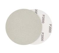 Discos abrasivos de 150 mm - 15 unidades de espuma P2000 con ganchos y hebillas - Discos de lijado fino de carburo de silicio para lijadora orbital aleatoria