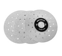 Discos abrasivos de cerámica for roca, hoja sierra diamante, doble propósito 4 pulgadas con bordes biselados for amoladora angular, baldosas mármol(8Pcs)