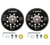 Discos abrasivos para Makita BO6030 & BO6040 Festool RO1 ES150 ET2, 17 agujeros, discos de lija de 15,2 cm con velcro, 1 par