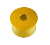 Discos abrasivos para soldar al vacío en seco, disco abrasivo de repuesto, 40 mm, adecuado para amoladoras angulares del tipo 100, dorado, 1 unidad