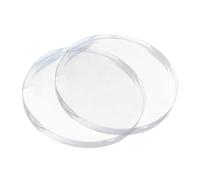 Discos acrílicos redondos transparentes, 2 unidades, 5 mm de grosor, placa redonda de plástico ideal for exhibiciones y proyectos de bricolaje.(Diameter 150mm)
