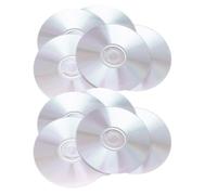 Discos CD Transparentes DIY para Pintar y Decorar | Plástico Ligero, Superficie Lisa y Bordes Suaves, Actividad Creativa para Adolescentes y Docentes