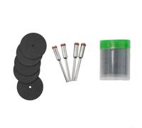 Discos Corte Resina 25mm Para Metal Plástico | 40 piezas, corte metal para madera plástico, resina duradera, incluye 4 ejes, diámetro 25mm
