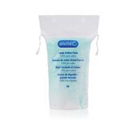Discos de algodón grandes Alvita - Paquete de 50 discos
