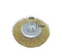 Discos de cepillo de alambre, Juego de cepillos copa rueda cepillo alambre for eliminación pulido amoladora taladro(Wheel Brush 100mm)