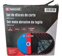 Discos de corte 230 mm Metal Hierro Piedra INOX. Juego 6 discos para amoladora ángular compatible 3,2 mm