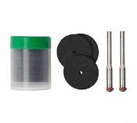 Discos de corte de resina, 38 piezas de 24 mm de diámetro con agujero central de 2 mm para uso de herramientas giratorias en metal, plástico, madera, corte de fibra y tareas de ranura de pernos