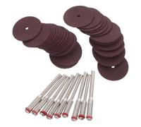 Discos de Corte Mini para Amoladora, Metal 2,4x2,4x0,1cm | Corte Preciso y Cambios Rápidos, para Bricolaje y Técnicos, Desbarbado de Bordes en Aluminio y Tornillos