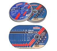 Faithfull FAI10010MUL - Disco abrasivo (tamaño: 100x1x16mm, pack de 10)