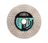 Discos de Diamante 115MM para Porcelanico - Doble Cara Disco de Corte y Rectificado Diamante Ultrafino LEKOMESH para Cortar Esmerilar Cerámica Azulejos Mármol Granito Piedra Artificial,Hexágono