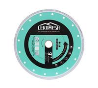 Discos de Diamante Cuchilla de Corte 230MM - LEKOMESH Discos de Corte de Diamante con X Malla Corte Superfino, Rápido y Limpio Porcelánico Cerámica Mármol Granito Piedra Artificial