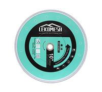 Discos de Diamante Cuchilla de Corte 250MM - LEKOMESH Discos de Corte de Diamante con X Malla Corte Superfino, Rápido y Limpio Porcelánico Cerámica Mármol Granito Piedra Artificial