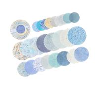 Discos De Elegante Acento Diario Con Sutil Retro Discos Colores Artesanales Para Proyectos Arte Adornos Tarjetas Hechos A Mano