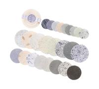 Discos De Elegante Acento Diario Con Sutil Retro Discos Colores Artesanales Para Proyectos Arte Adornos Tarjetas Hechos A Mano