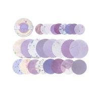 Discos De Elegante Acento Diario Con Sutil Retro Discos Colores Artesanales Para Proyectos Arte Adornos Tarjetas Hechos A Mano