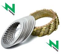 Envío gratis kit de discos + separadores de embrague newfren standard para moto