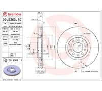 Discos de freno ALFA ROMEO 159 1.8 MPI 09.9363.11