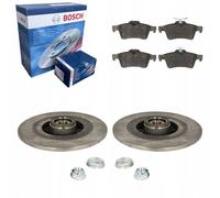 Discos de freno BOSCH + pastillas traseras para RENAULT LATITUDE 2010-