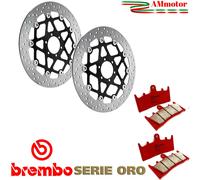 Discos De Freno Brembo Suzuki Gsx 1400 Moto Delantero Pareja Front + Pastillas