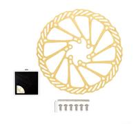 Discos de freno de acero inoxidable con excelente gestión del calor para bicicletas de montaña y carretera de 160 mm y 180 mm (G3 oro 180 mm)