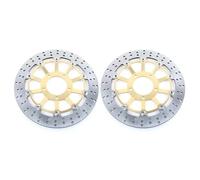 Discos De Freno Delanteros Para T955 Daytona 01-06 Speed Triple 955 02-04 Sprint 1050 ST/ABS 05-10 Rocket III 2300 04-23 06 07 08 Motocicleta Discos Freno(Round Gold)