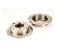 Discos de freno DELPHI BG3400 trasero, macizo, 2 Pieza