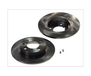 Discos de freno DELPHI BG3505 trasero, macizo, 2 Pieza