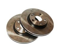 2x Disco de freno ventilado BG4113 DELPHI para TOYOTA COROLLA Verso AVENSIS
