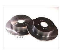 Discos de freno DELPHI BG4136 trasero, macizo, 2 Pieza