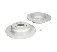 Discos de freno DELPHI BG4196C trasero, macizo, 2 Pieza