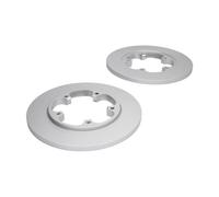 Discos de freno DELPHI BG4681C trasero, macizo, 2 Pieza