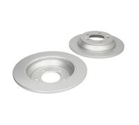 Discos de freno DELPHI BG4708C trasero, macizo, 2 Pieza