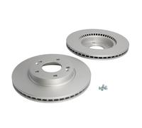 Discos de freno DELPHI BG4955C delantero, ventilado , altamente carbonizado, 2 Pieza