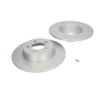 Discos de freno DELPHI BG4975C trasero, macizo, 2 Pieza