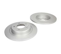 Discos de freno DELPHI BG4977C trasero, macizo, 2 Pieza