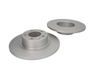 Discos de freno DELPHI BG5090C trasero, macizo, 2 Pieza
