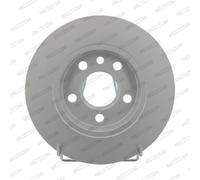 Discos de freno FERODO DDF1012C trasero, macizo, 2 Pieza