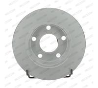 Discos de freno FERODO DDF1177C trasero, macizo, 2 Pieza