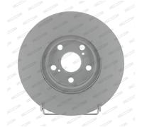 Discos de freno FERODO DDF1508C delantero, ventilado , 2 Pieza