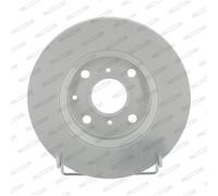 Discos de freno FERODO DDF1527C delantero, ventilado , 2 Pieza