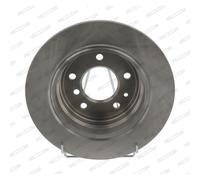 Discos de freno FERODO DDF221 trasero, macizo, 2 Pieza