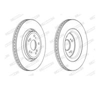 Discos de freno FERODO DDF2657C delantero, ventilado , 2 Pieza